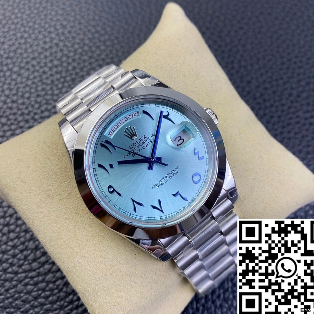 Ice Day Middle Date Dial BP Stainless Steel Factory East Rolex Blue Customization 0327